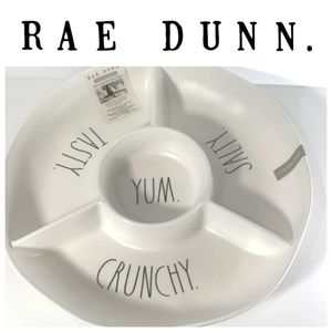 Rae Dunn Chip & Dip Platter